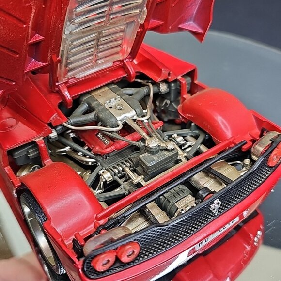 Bburago 1/18 Scale Diecast Ferrari F50 Hard Top 1995 Red Needs Detailing ITALY - Picture 12 of 16